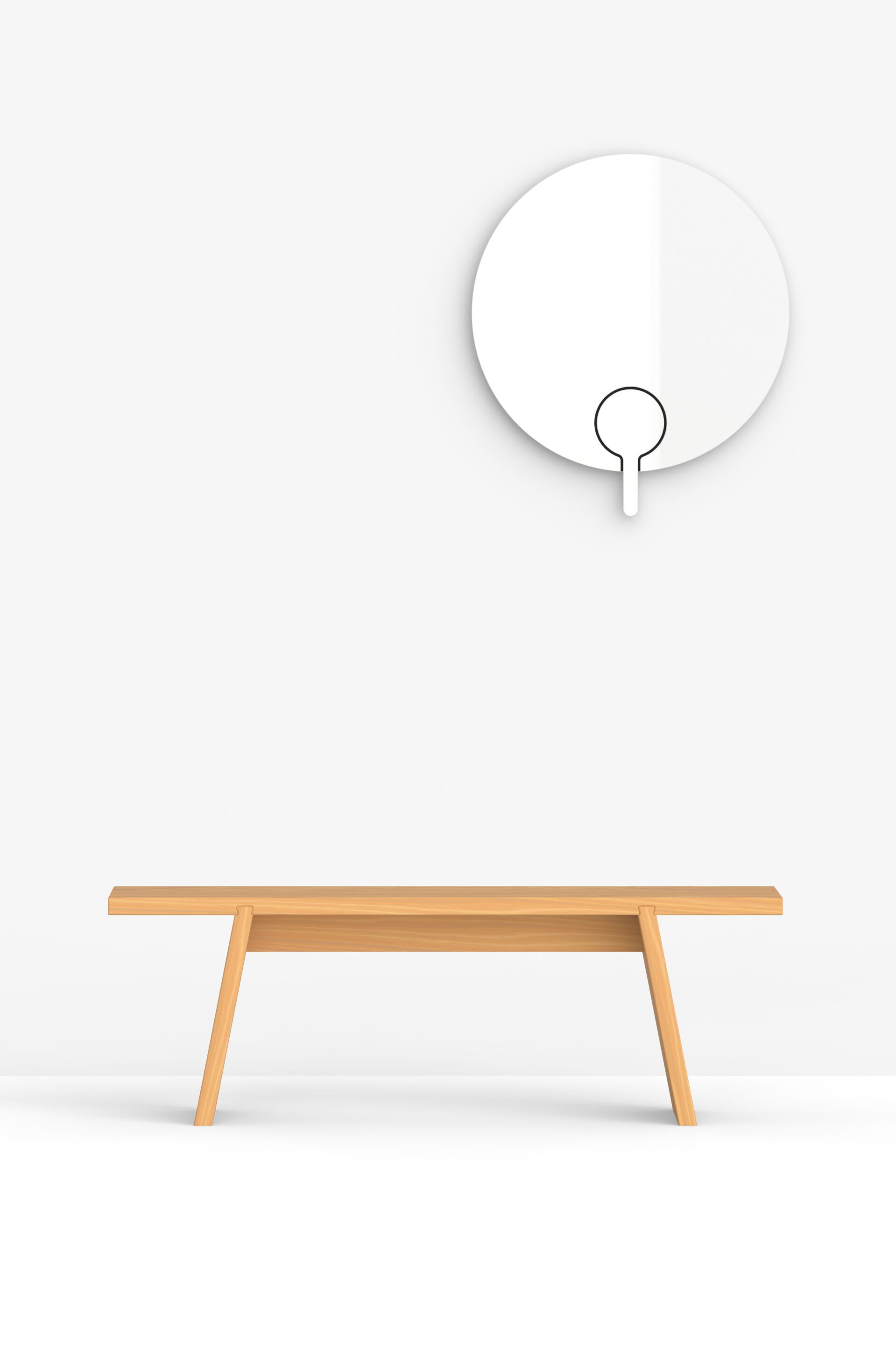 Настенное стеклянное зеркало FUNCTIONALS MIRROR MIRROR ARCH-00102815 - Вид №9