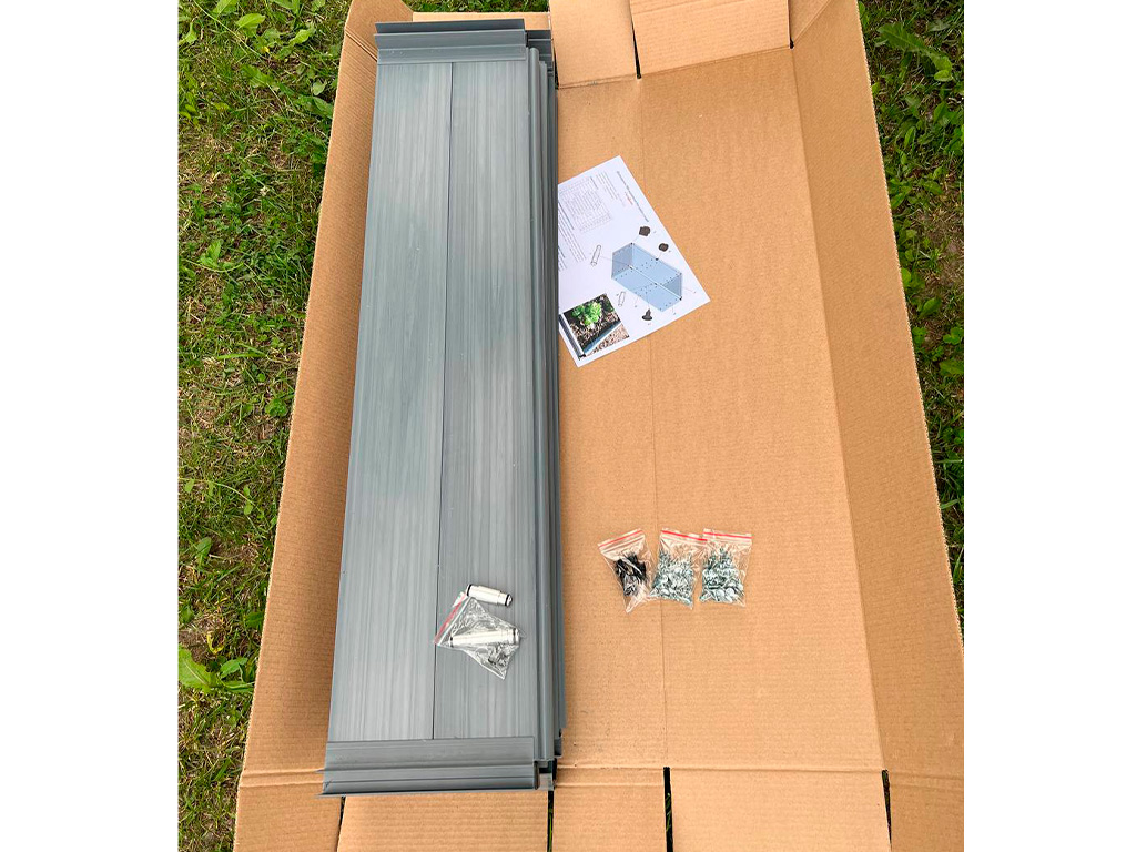 Грядка ПВХ 2х1 м. высота 12,5 см с автополивом ГеоПластБорд GPBST-140 - Вид №6