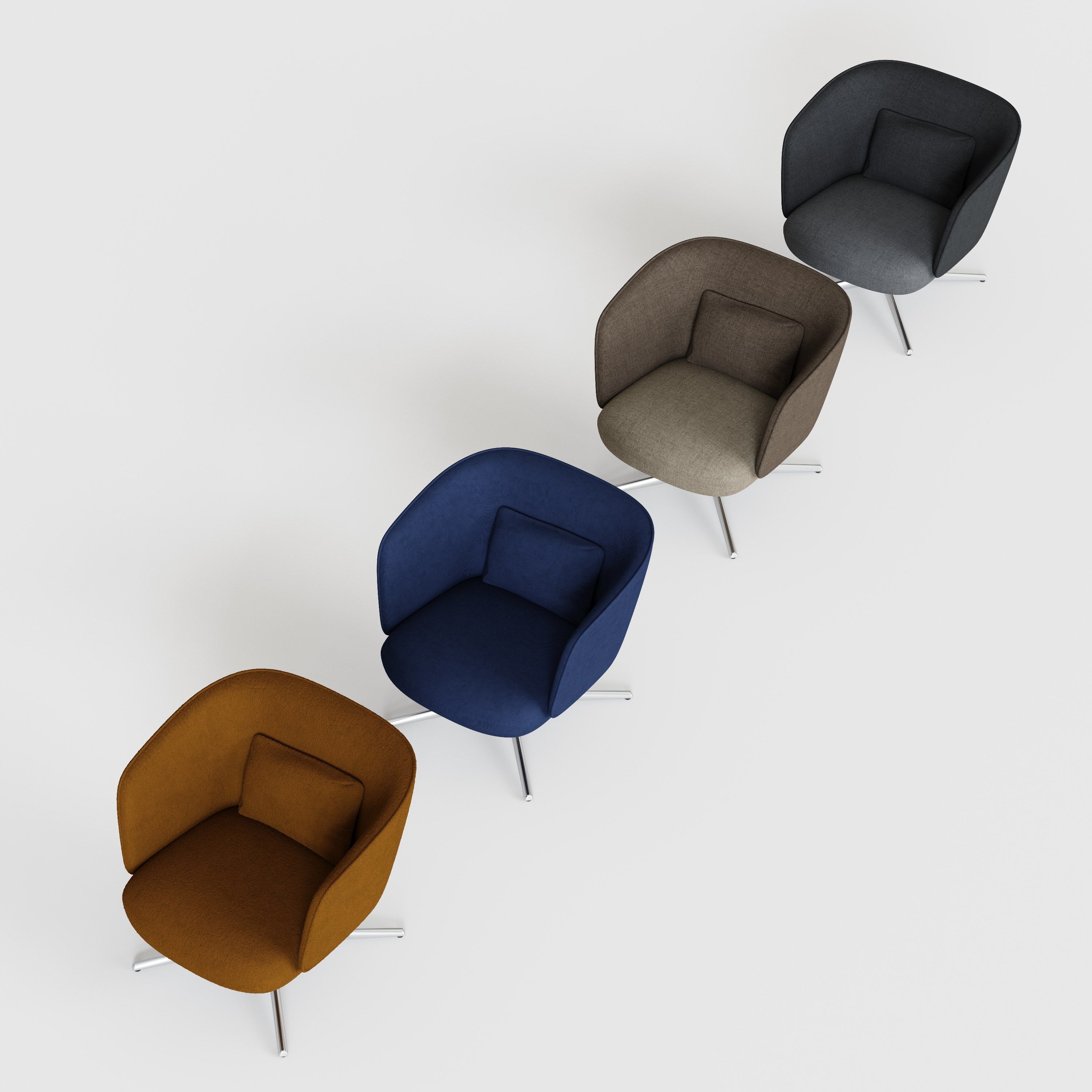 Тканевое кресло с подлокотниками Grado Design Beos ARCH-00079846 - Вид №4