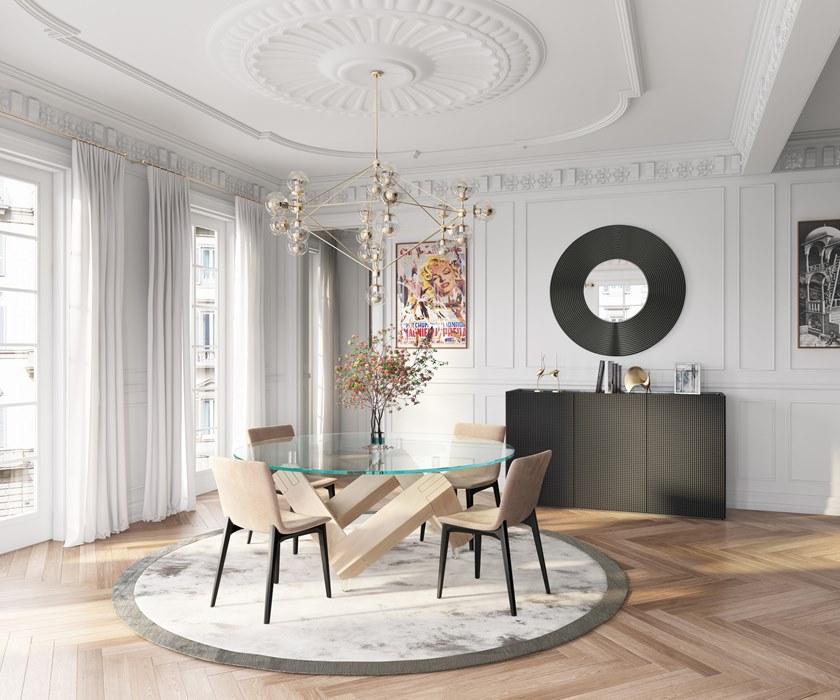 ALBEDO Круглое настенное зеркало из мдф sun-id-1485748 - Вид №4