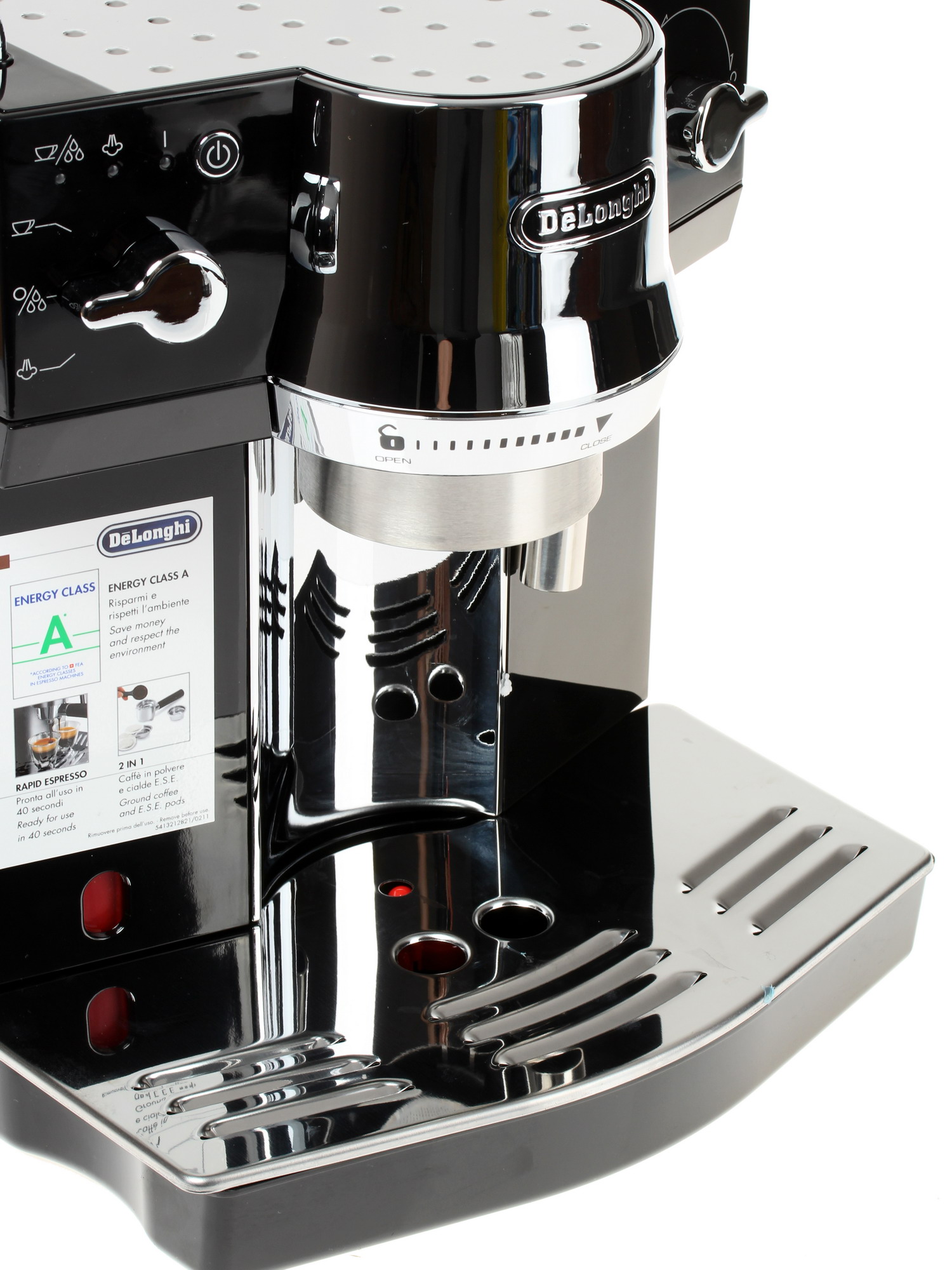 1004378 Кофеварка рожковая DeLonghi EC 820.B черный STDN-0142461 - Вид №6