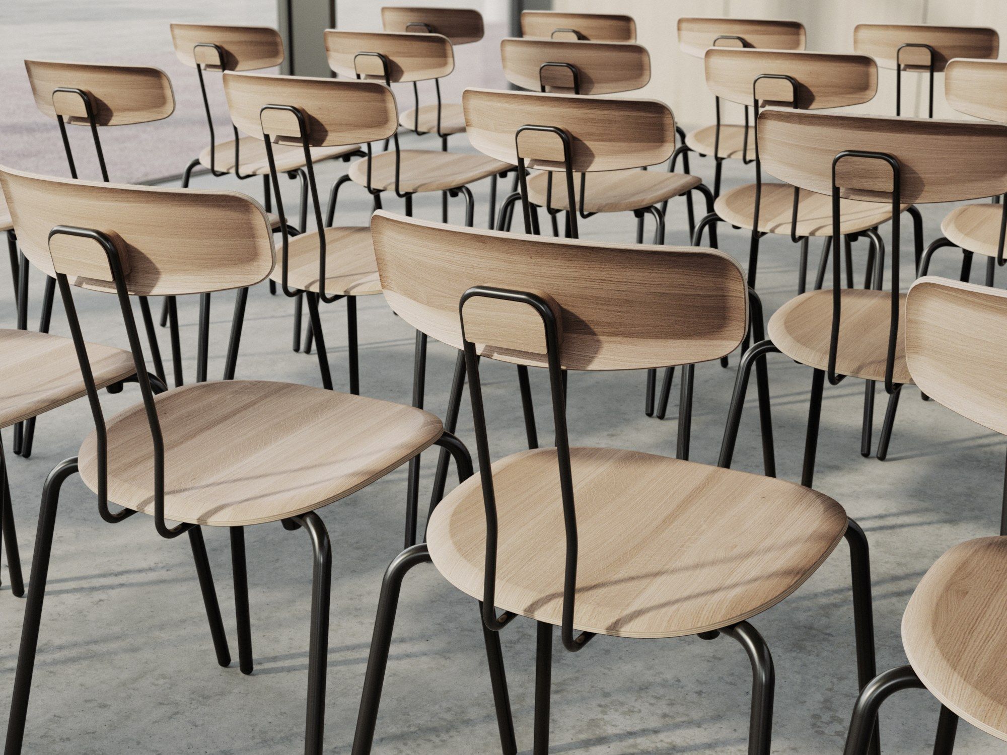 Штабелируемый стул из фанеры ZEITRAUM Okito ARCH-00035320 - Вид №5