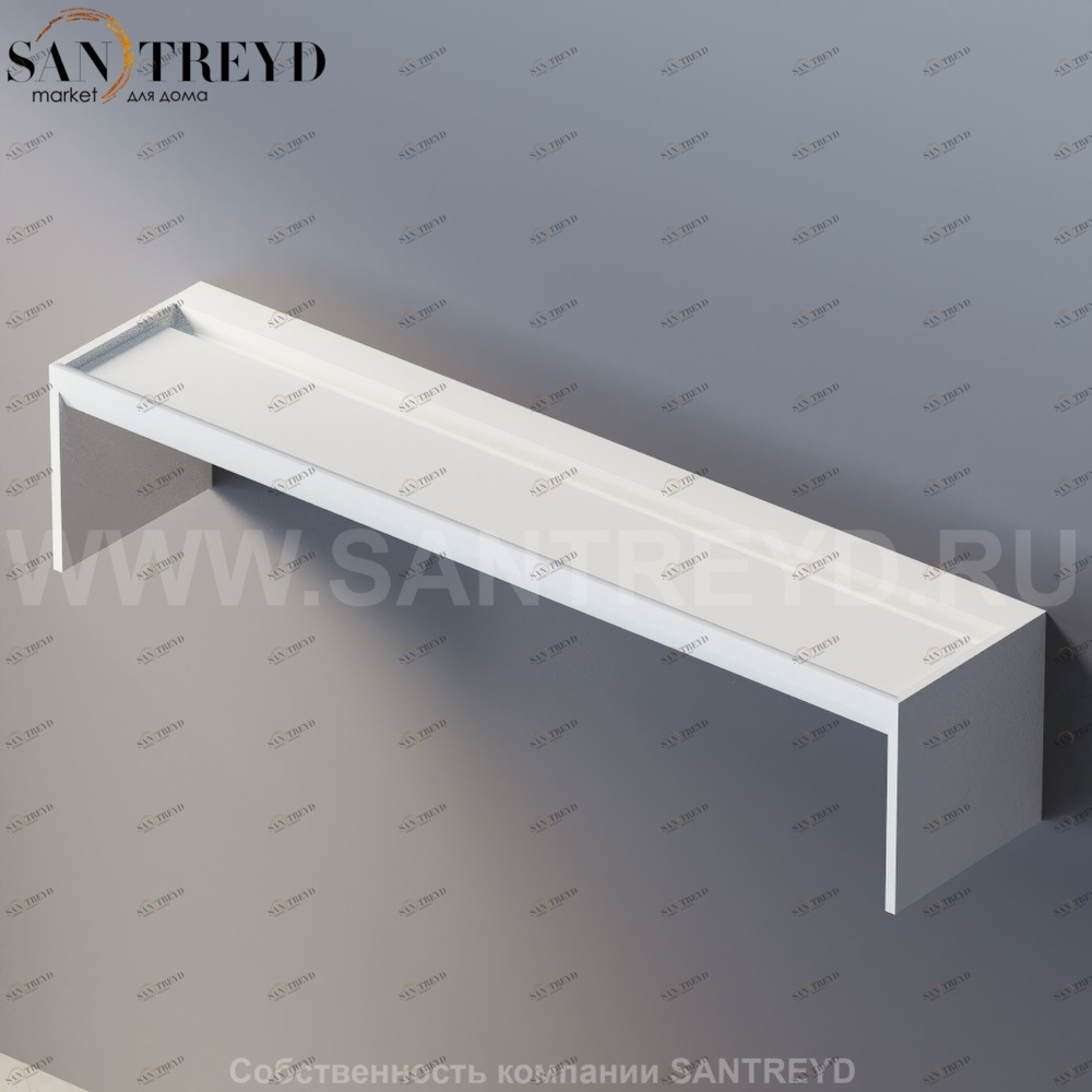 AEVO1F240 Подвесная раковина настенная овальная Agape Evoluzione белая