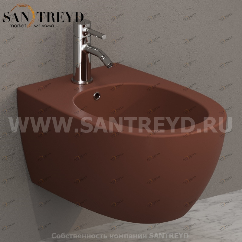 MDS09MT Биде подвесное 4ALL Ceramica Globo