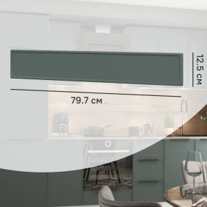 Фасад выдвижного ящика Инта 79.7x12.5 см KONSENSA МДФ цвет зеленый 89417488 STLM-2093877