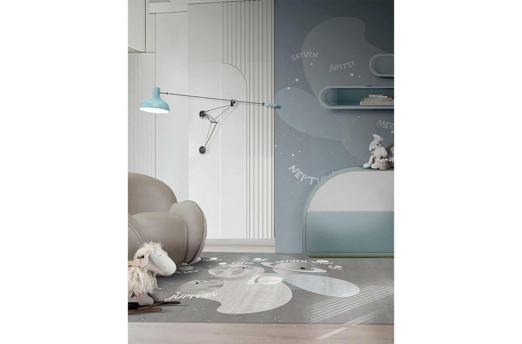 CIST678 Детские ковры Планета вечеринок Circu  - Вид №3