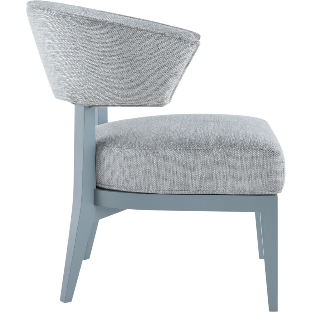 Кресло Lenie серое PORADA ДИЗАЙНЕРСКИЕ 053676 Серый  - Вид №1