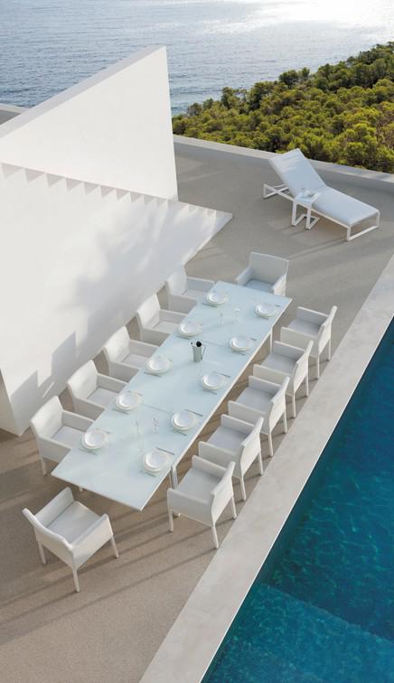 MNST75 Лежак белый воробей Manutti Liner - Вид №4