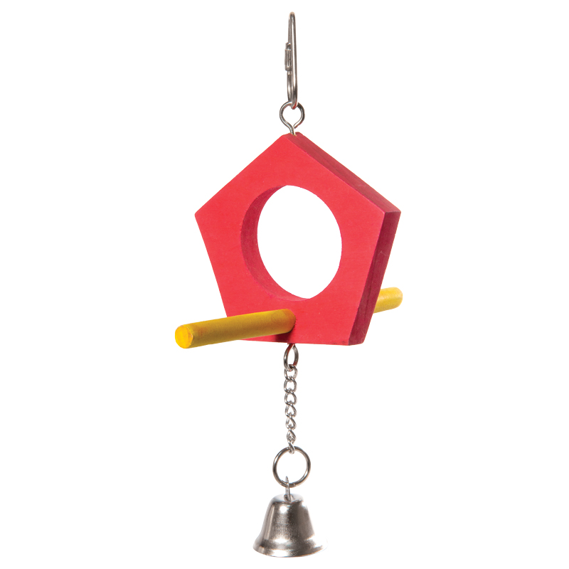 ПР0054683 Игрушка для птиц "Качели-домик", 175/205*125мм TRIOL 