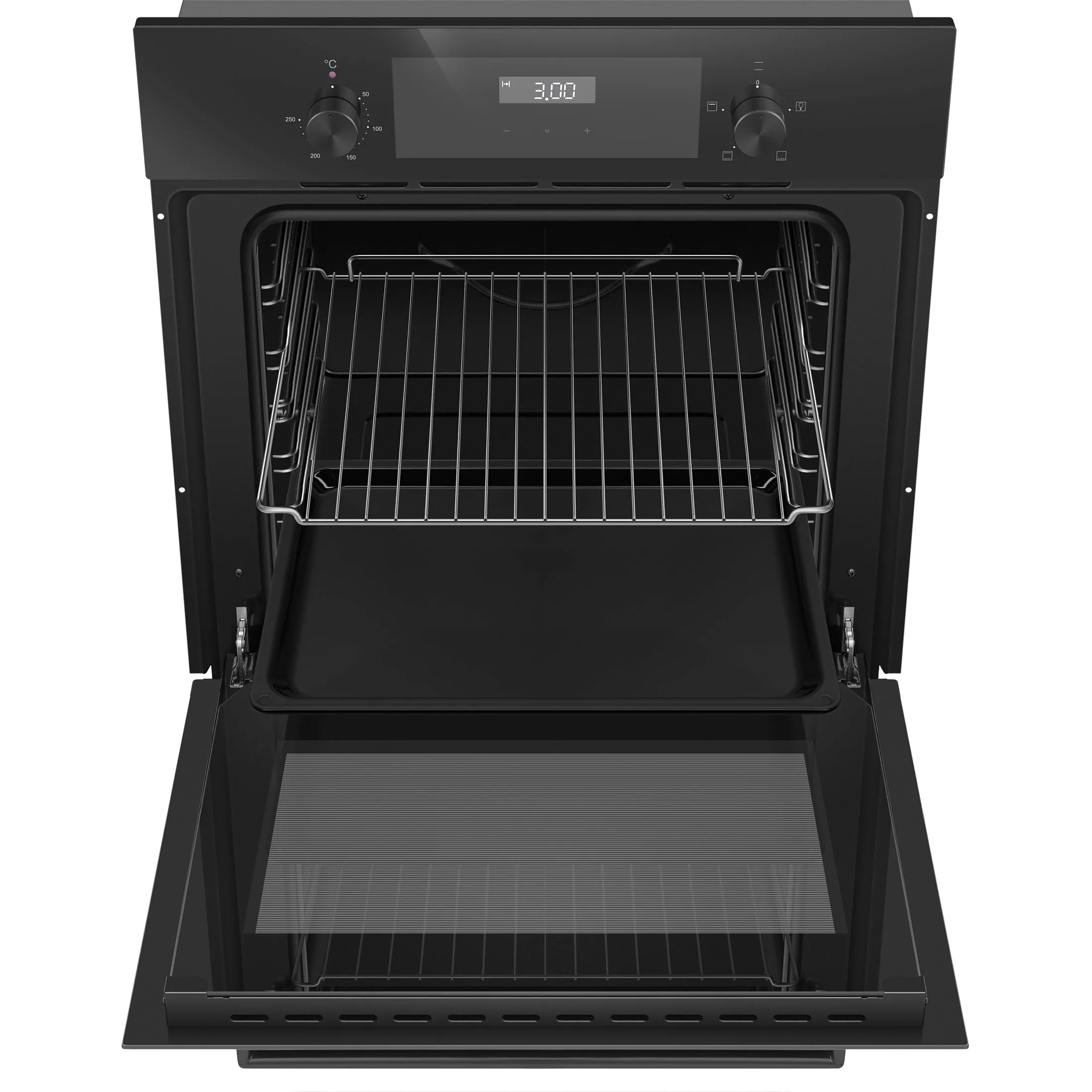 9168826 Электрический духовой шкаф Meferi MEO604BK POWER черный STDN-0131772 - Вид №7