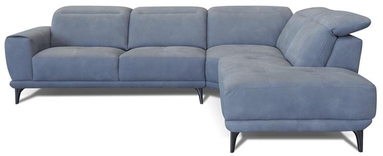 Rossini Sofas Угловой кожаный диван с подголовником sun-id-1402771 - Вид №4