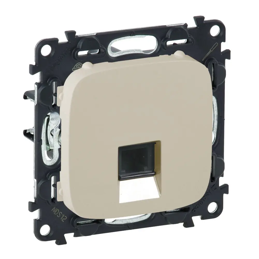 Розетка компьютерная Legrand VLN-A RJ45 CAT5E UTP цвет слоновая кость 82169363 STLM-2087046 Valena Allure - Вид №3