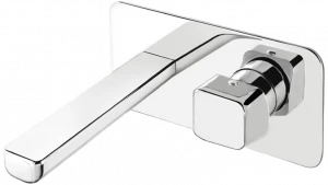 Fir Italia Смеситель для умывальника настенный на 2 отверстия с тарелкой Daily cube 45 4510108