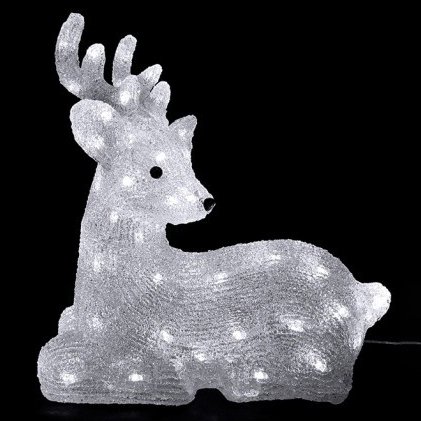 Световая Фигура "Бемби" 3D ELKI СВЕТОВЫЕ ФИГУРЫ 017730 Белый  - Вид №1