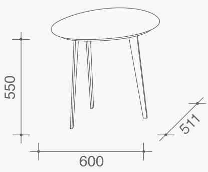 Lema Низкий лакированный журнальный столик из дерева sun-id-1455095 - Вид №9