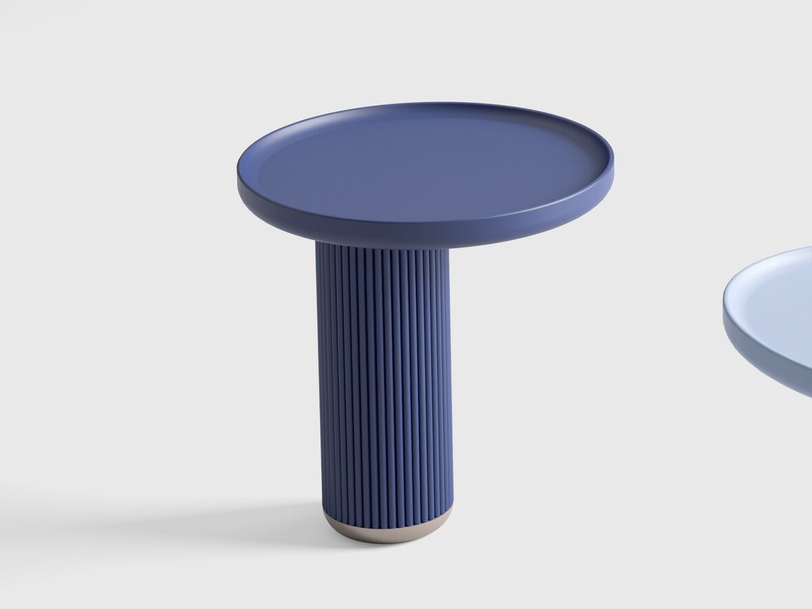 Круглый журнальный столик из лакированного дерева CPRN HOMOOD Shapes Outdoor ARCH-00146611