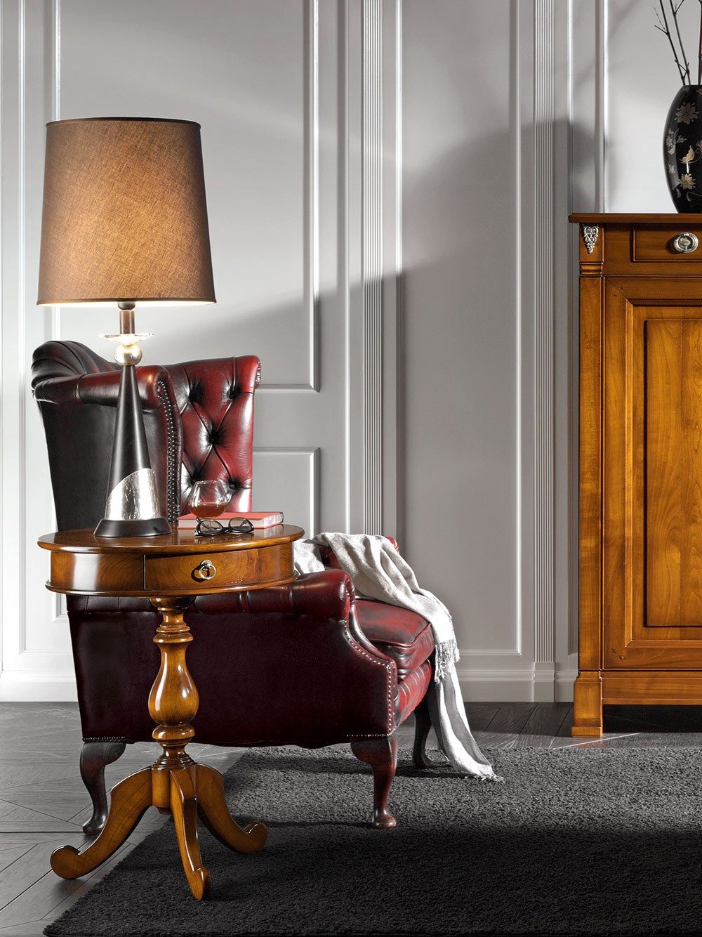 Вишневый журнальный столик Prestige CAPRICCI ARCH-00088311 - Вид №1