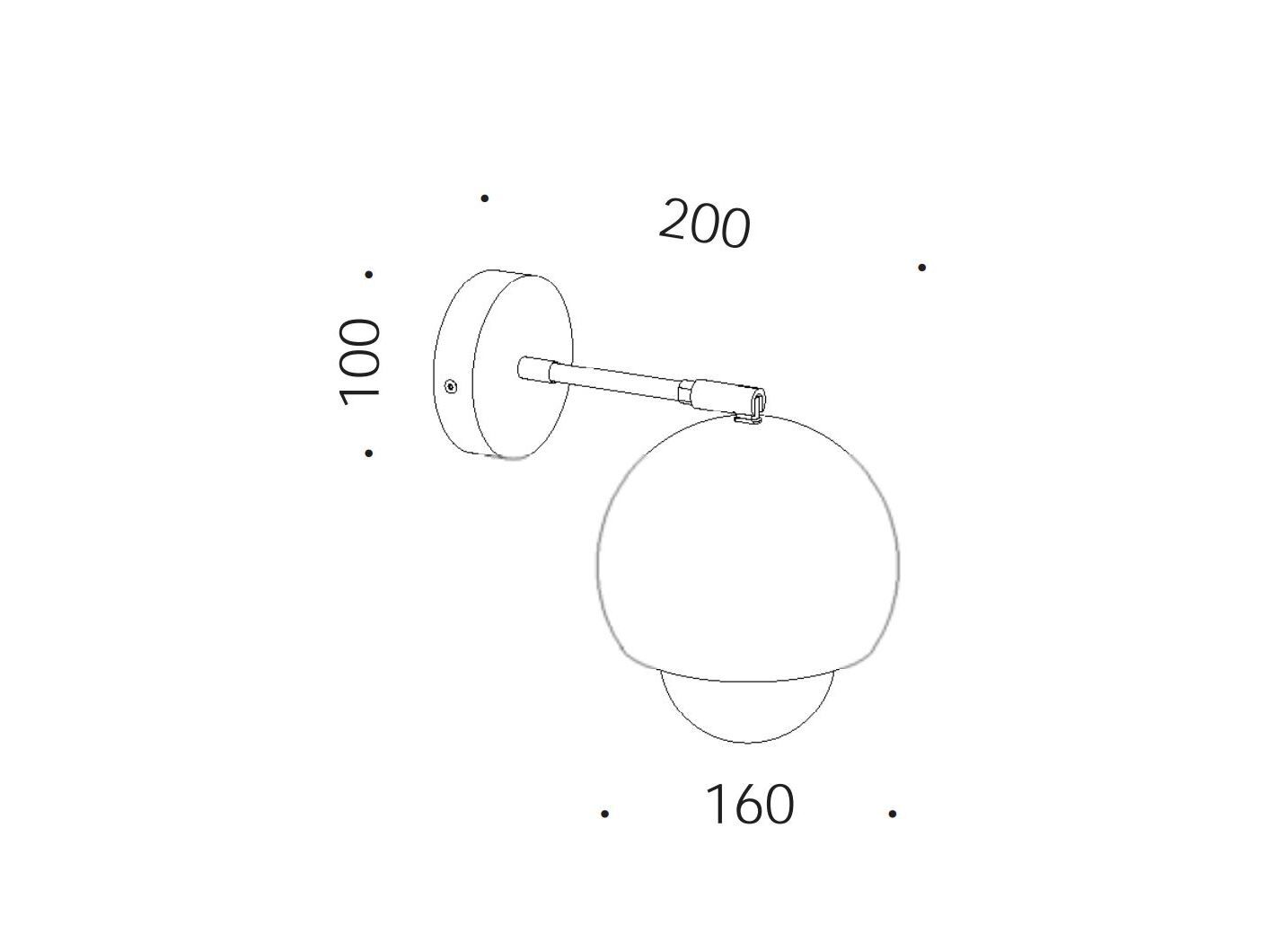 Латунный светодиодный настенный светильник Renzo Serafini Желудь ARCH-00137148 - Вид №3