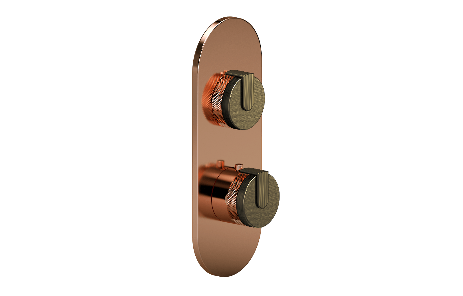 E-8026-R1VBBE0-L1VBB-RG-T Планка M-Series с 2 ручками - Внешняя часть GRAFF MOD+