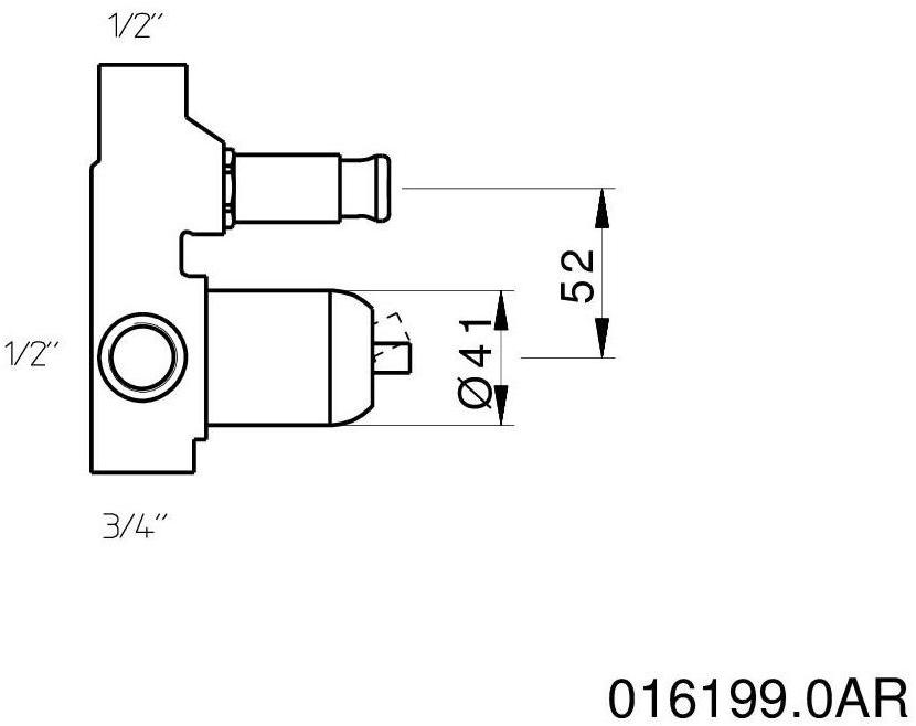 Bronces Mestre Смеситель для душа металлический Shower system 016199.0ar.00 - Вид №1