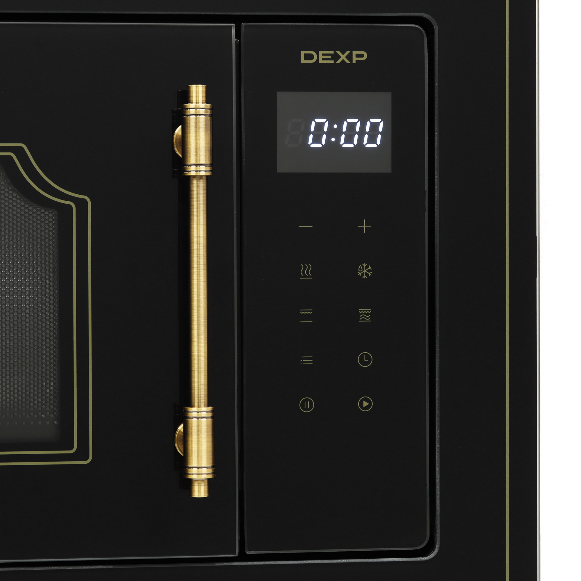 9134715 Встраиваемая микроволновая печь DEXP Rustic 01 черный STDN-0040708 - Вид №3