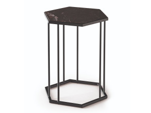 Мраморный шестиугольный журнальный столик Calacatta