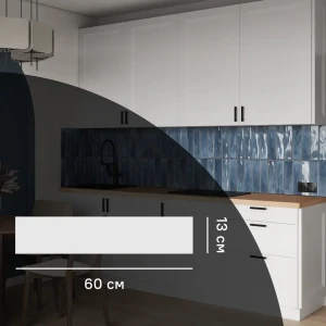 Фасад KONSENSA Котлас белый матовый для кухни 60 см 89387732