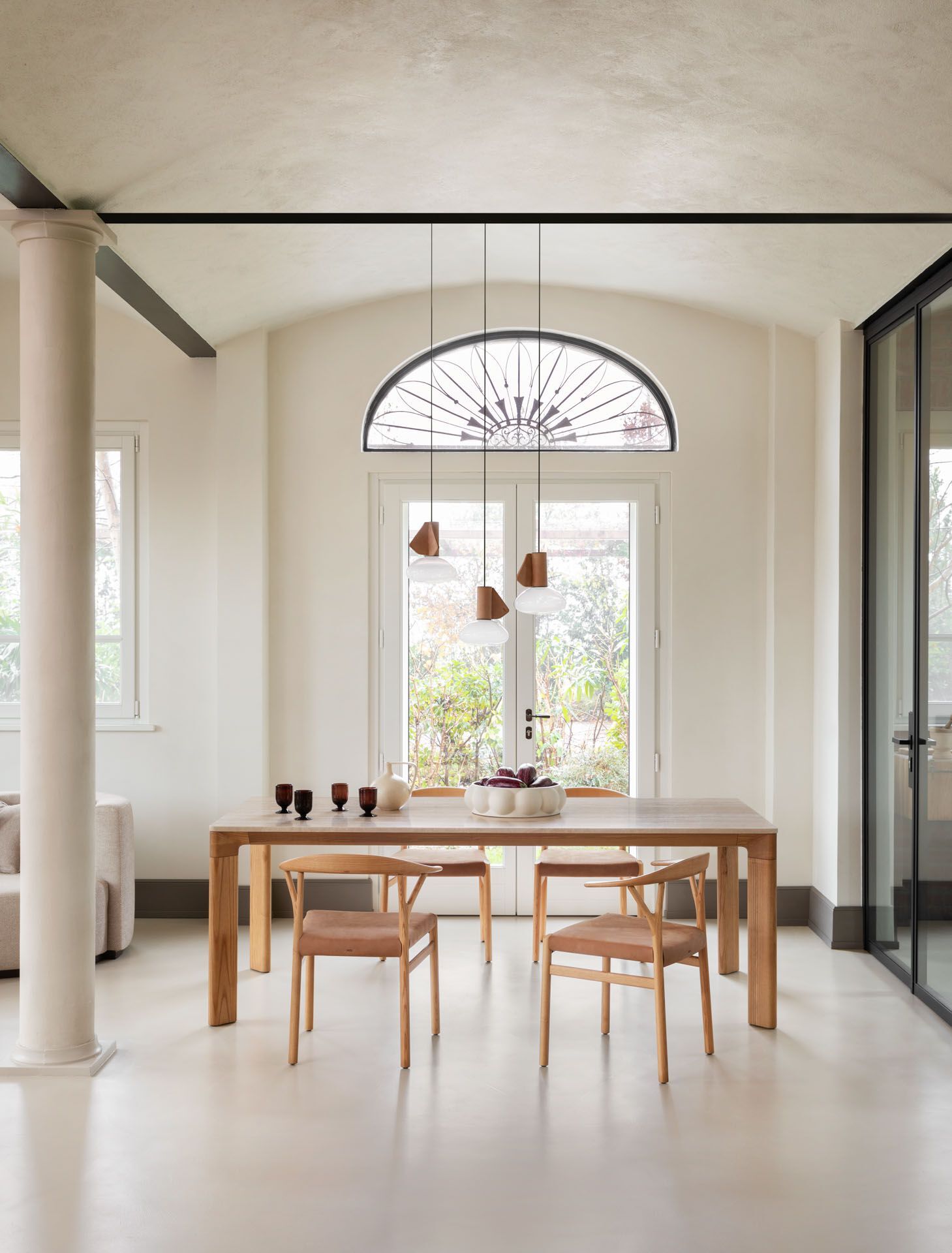 Подвесной светильник с кожаным держателем Midj кружка ARCH-00151084 - Вид №1