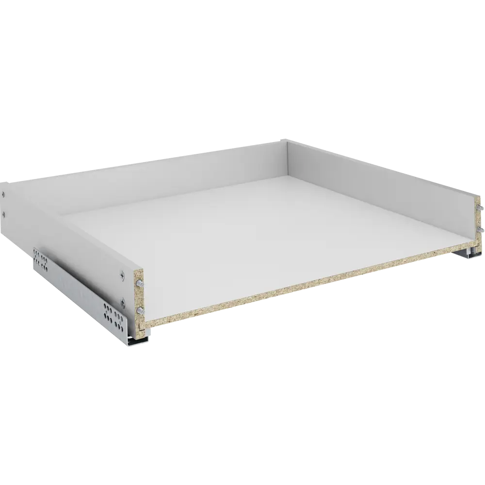 Выдвижной ящик Delinia для кухни 55.2 см серый ЛДСП 82169302 STLM-0021005