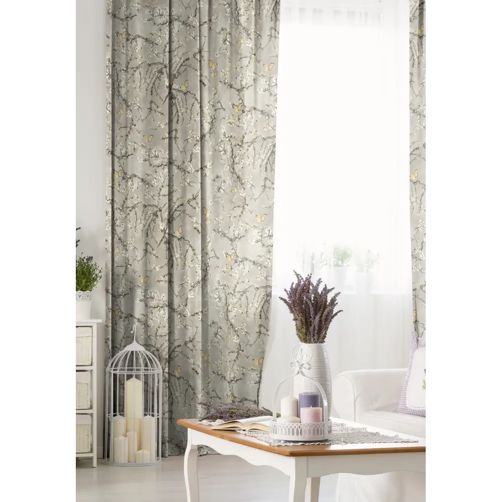 Штора на ленте «День В Саду» 150x260 см цвет бежевый 82701257 STLM-2147896 SEASONS  - Вид №5