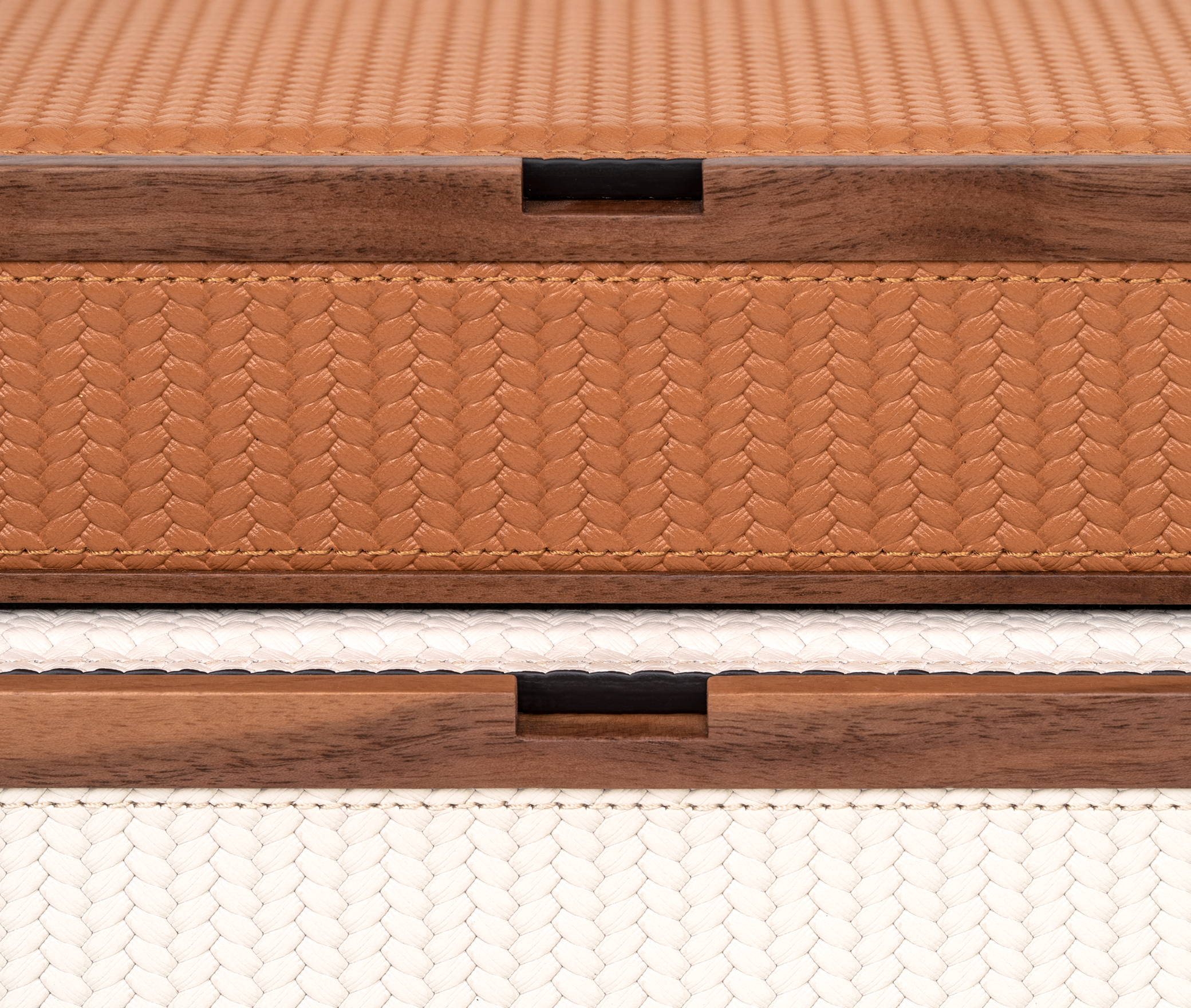 Прямоугольная шкатулка Astrea - 33X24XH7 см / зернистая кожа_кремовый Pinetti 00.1434.029.027 - Вид №6