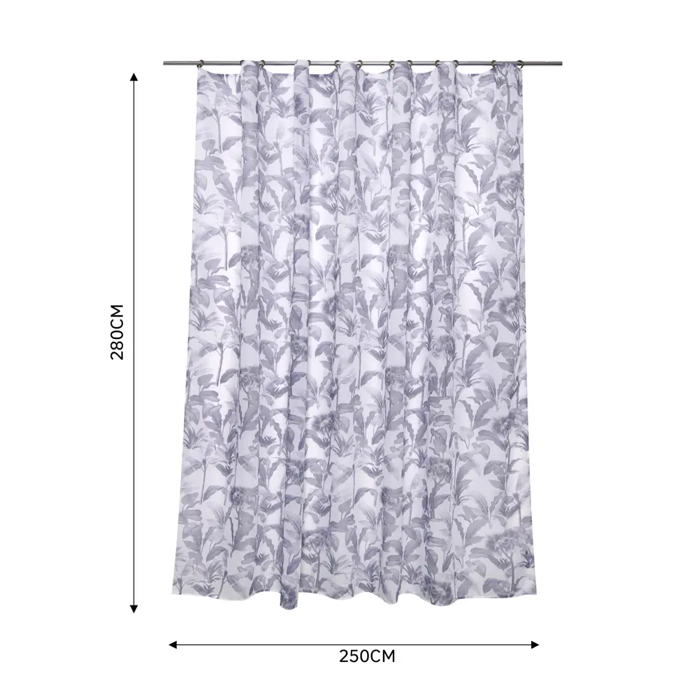 Тюль на ленте Inspire Moruane 250x280 см цвет серый 83562089 STLM-2047863  - Вид №2