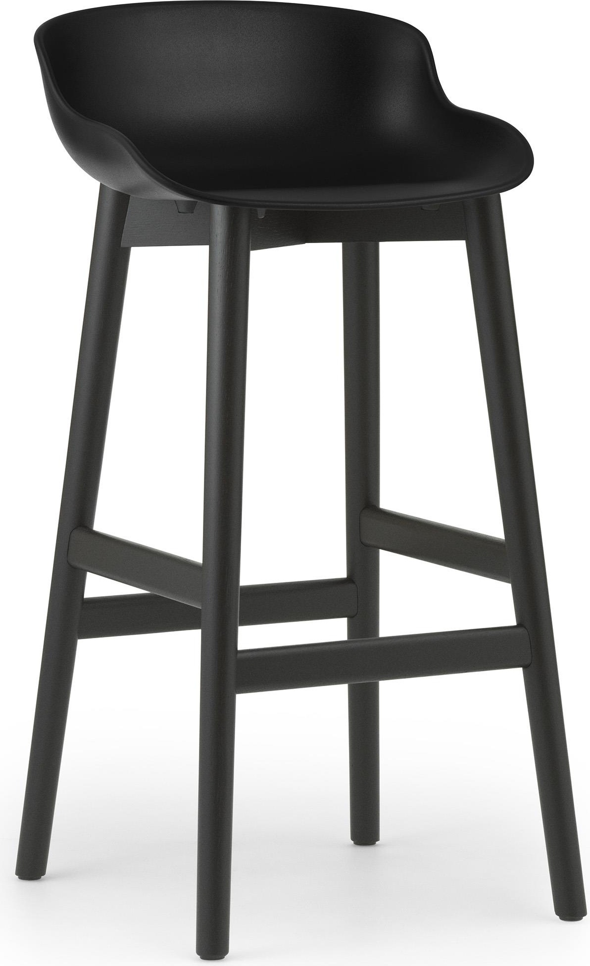 604403 Барный стул 75 см Black Oak / Black Normann Copenhagen Hyg 