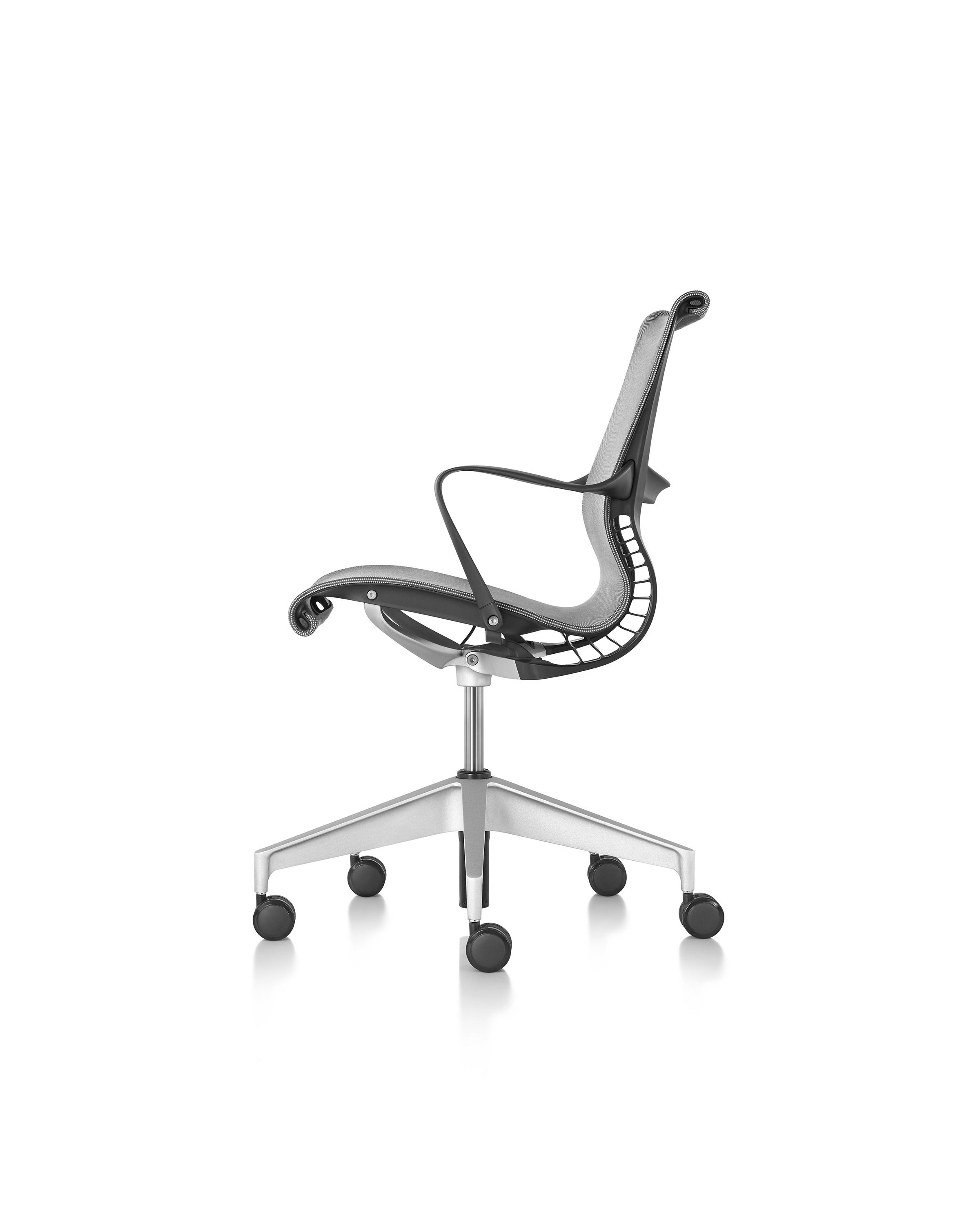 Эргономичный поворотный тканевый офисный стул с подлокотниками Herman Miller Setu ARCH-00086992 - Вид №33