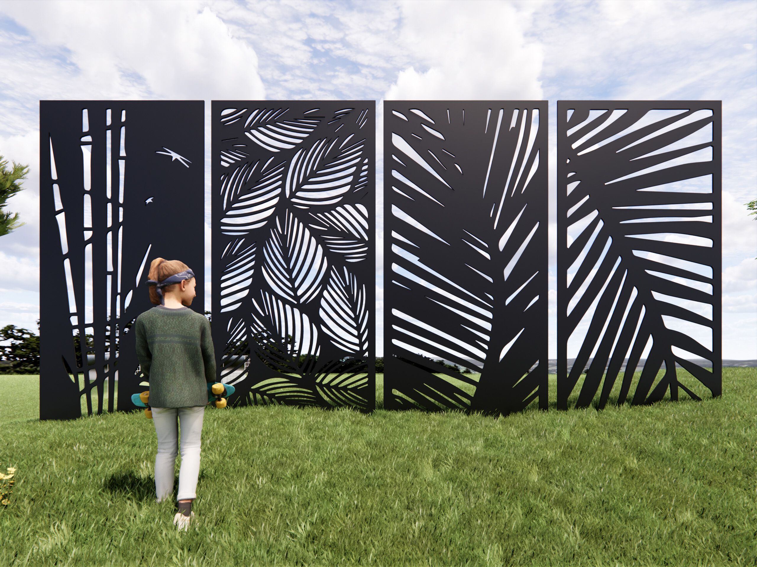 Экран перегородки сада MaxForm Customization ARCH-00041406