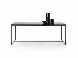 Flexform Прямоугольный стол с деревянной столешницей Moka