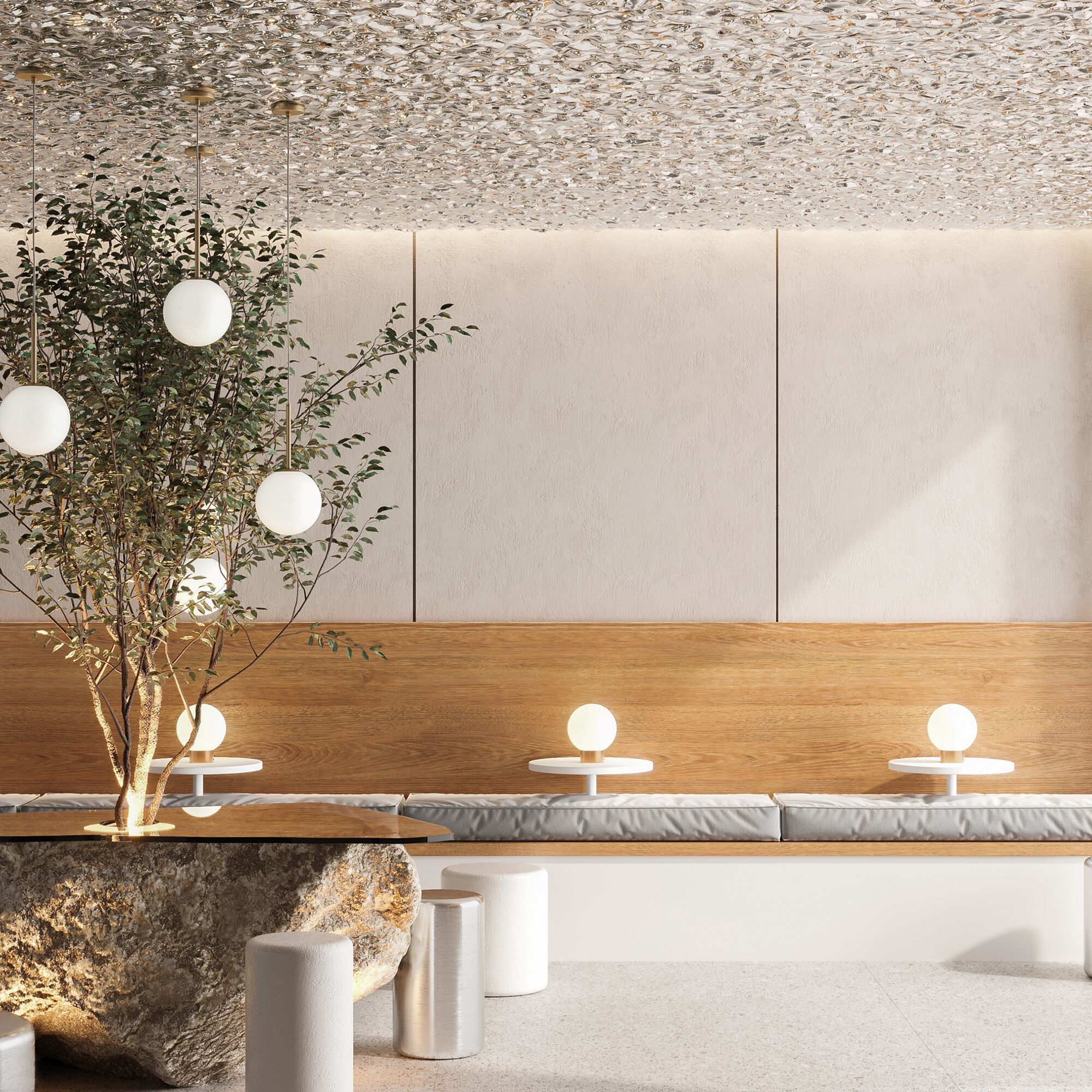 Стеклянная настольная лампа In Stock Maytoni ARCH-00079278 - Вид №2