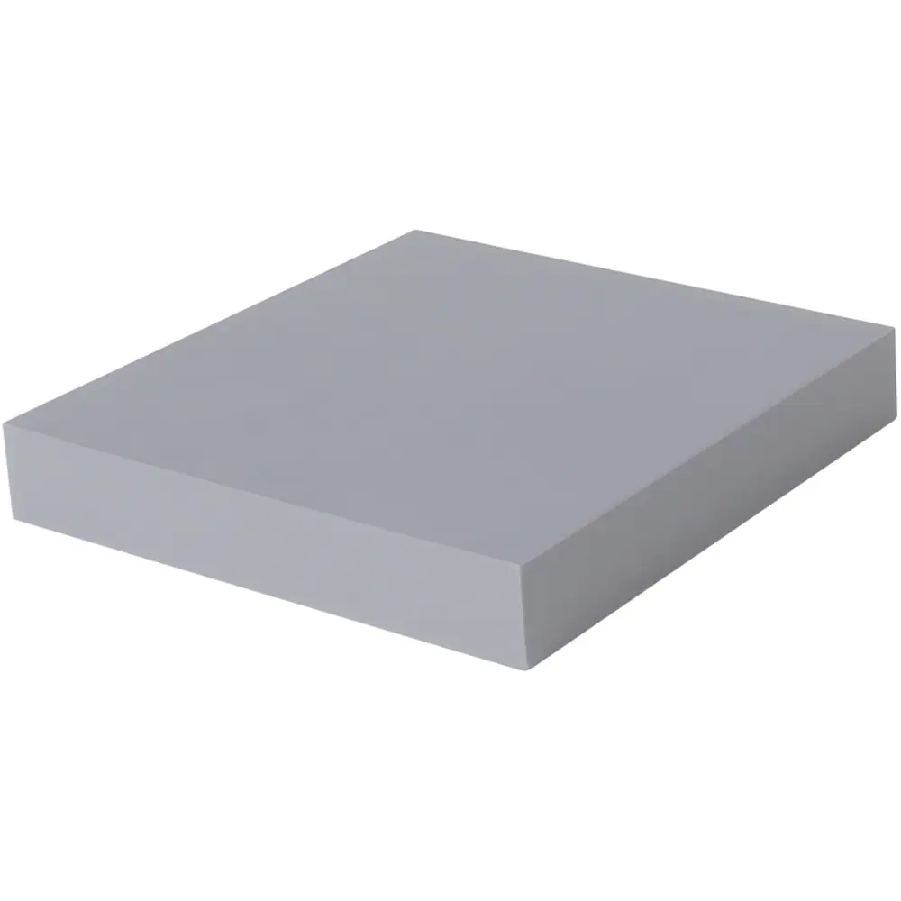 Полка мебельная прямая 23x23.5x3.8 см МДФ цвет серый 81898855 STLM-2004077 SPACEO 