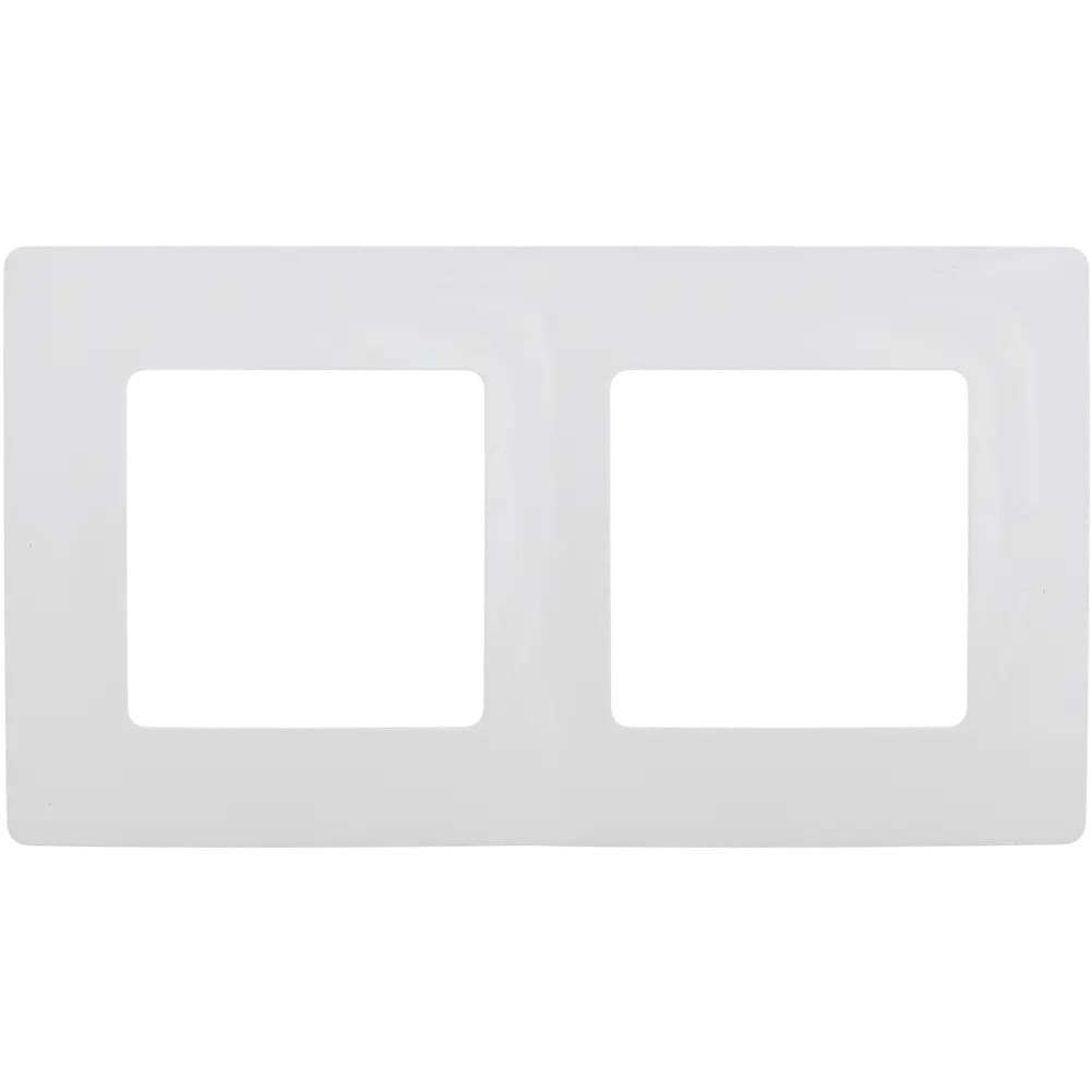 Рамка Legrand Etika для розеток и выключателей - белая глянцевая 17356302 STLM-1331083