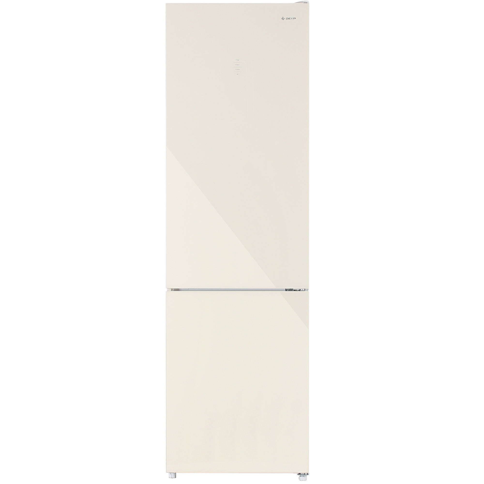 5032047 Холодильник с морозильником   DEXP RF-CN350DMG/SI бежевый STDN-0120824 - Вид №2