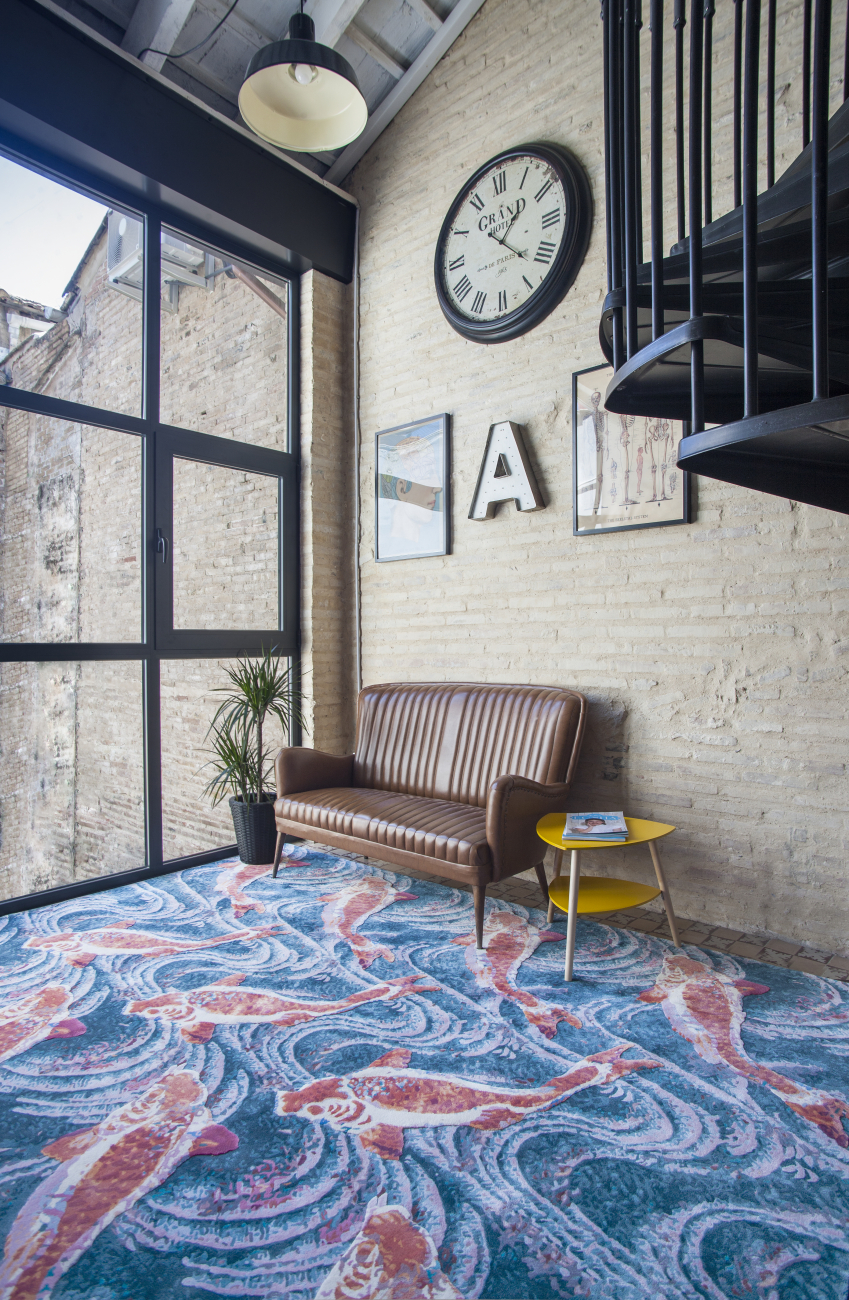 Ковер Lucky you от NOW CARPETS NOW CARPETS ДИЗАЙНЕРСКИЕ 153576 Синий;красный  - Вид №2