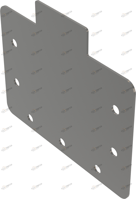 Торцевая заглушка для щелевого желоба AISI 304 ALCAPLAST APR2P109