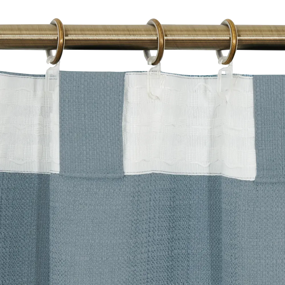INSPIRE Lidia Agata 3 - Штора на ленте синяя 140×280 см 84996649 STLM-0057543 - Вид №3