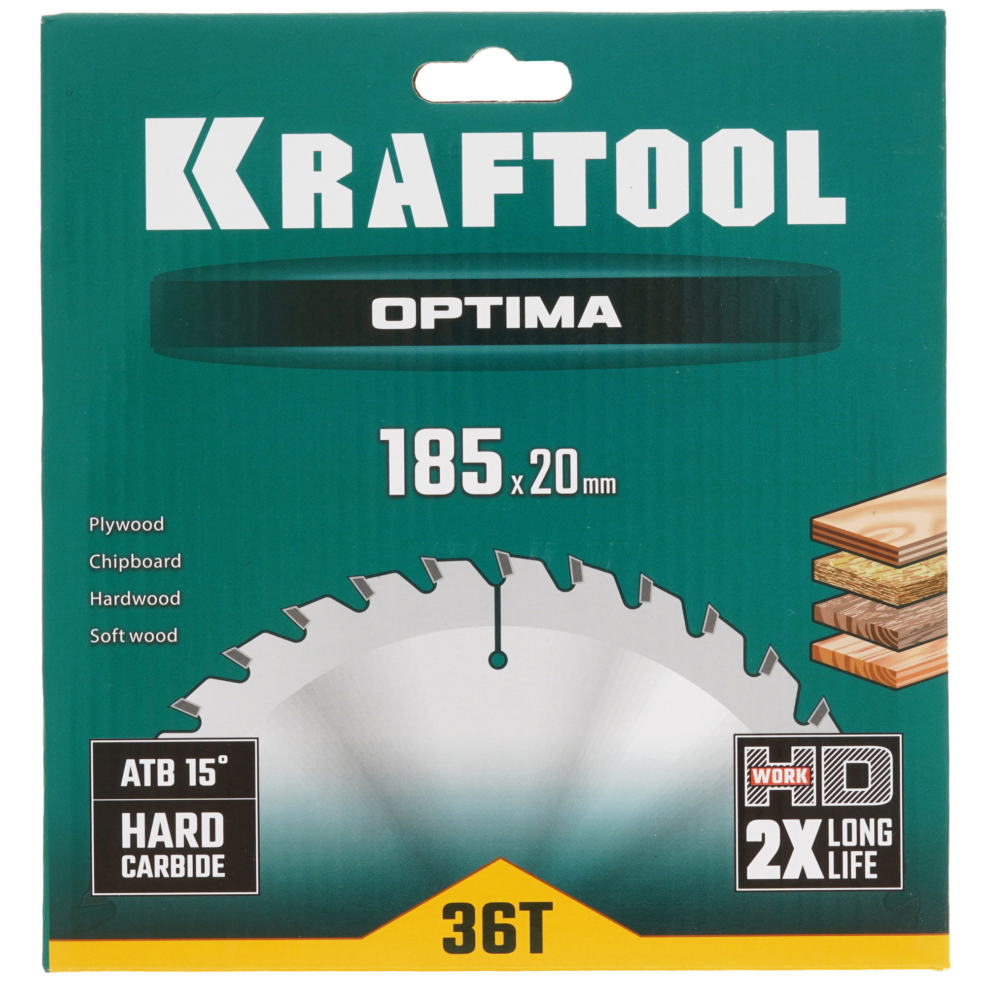 Диск пильный KRAFTOOL 36951-185-20 9107951 STDN-0107425 - Вид №3