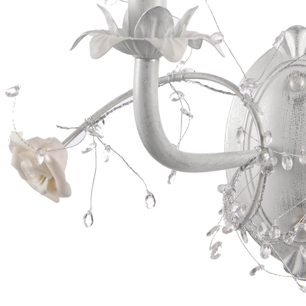 Бра керамическое белое "Эйдин" 77302.02.90.02 SEVEN FIRES ФЛОРИСТИКА 00-3931782 Белый  - Вид №2