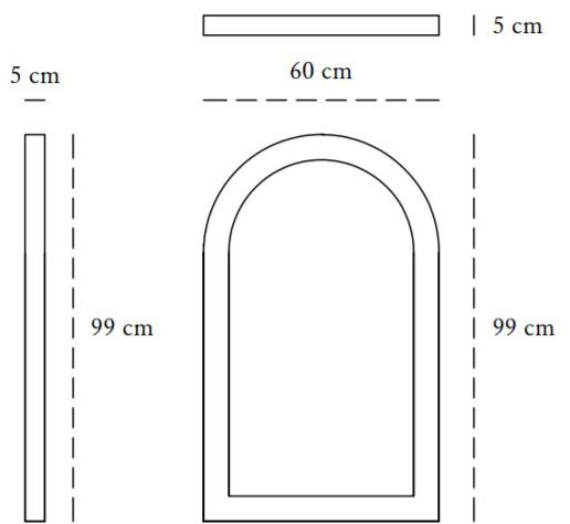 Scarlet Splendour Зеркало из полимера с настенной рамой Forest Fr4 - Вид №2