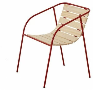 Nola Industrier Штабелируемый садовый стул с подлокотниками Rocky