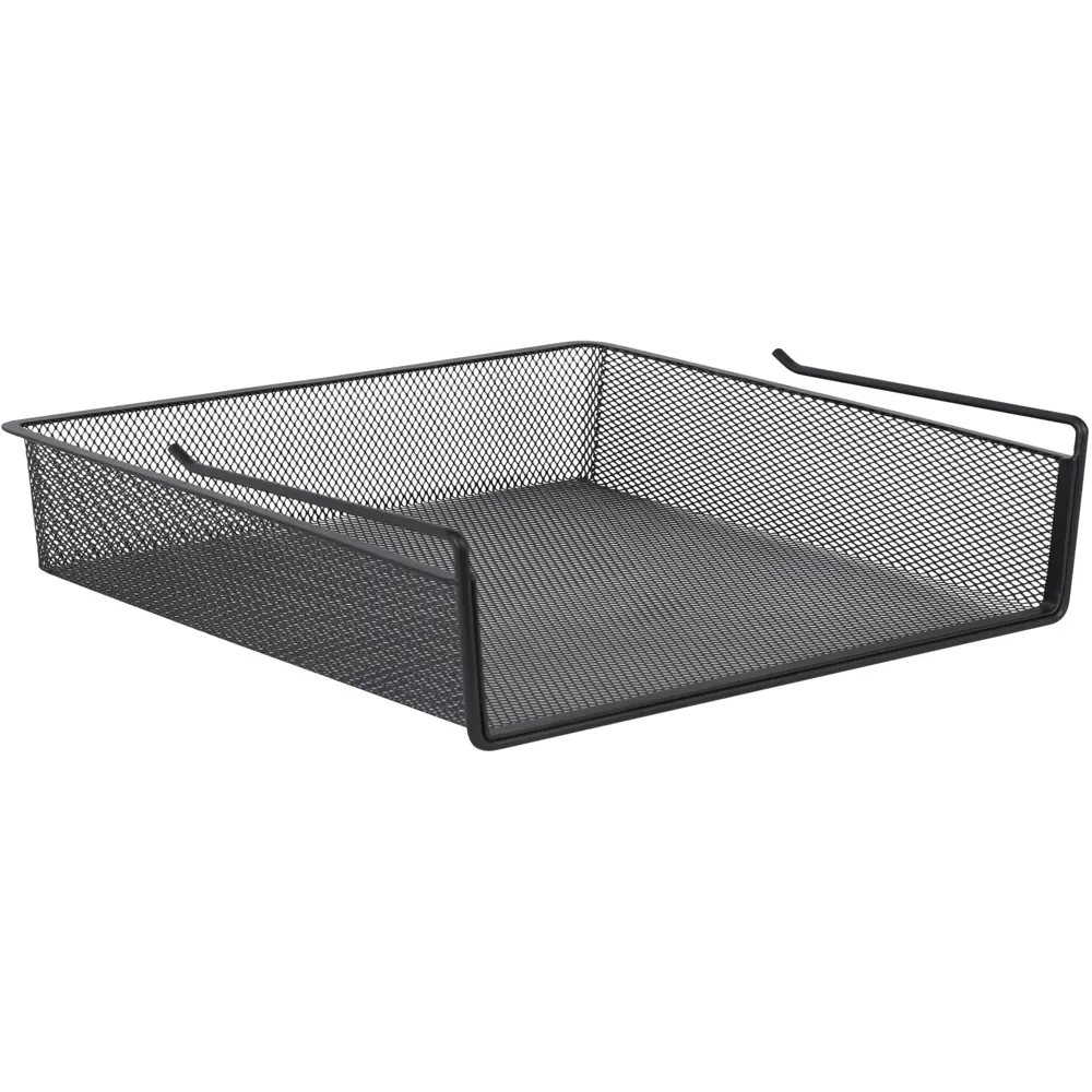 Выдвижная корзина с рамой KONSENSA 36x35.7x12 см цвет черный 89436157 STLM-2041338  - Вид №2