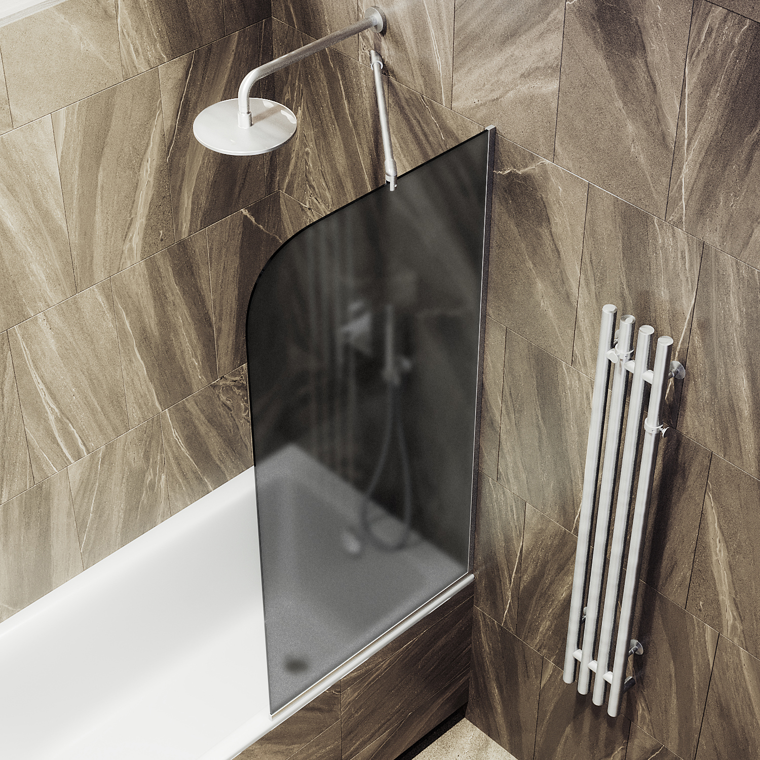 ST-89-5у Душевое ограждения на борт вынны Public Steel Россия 