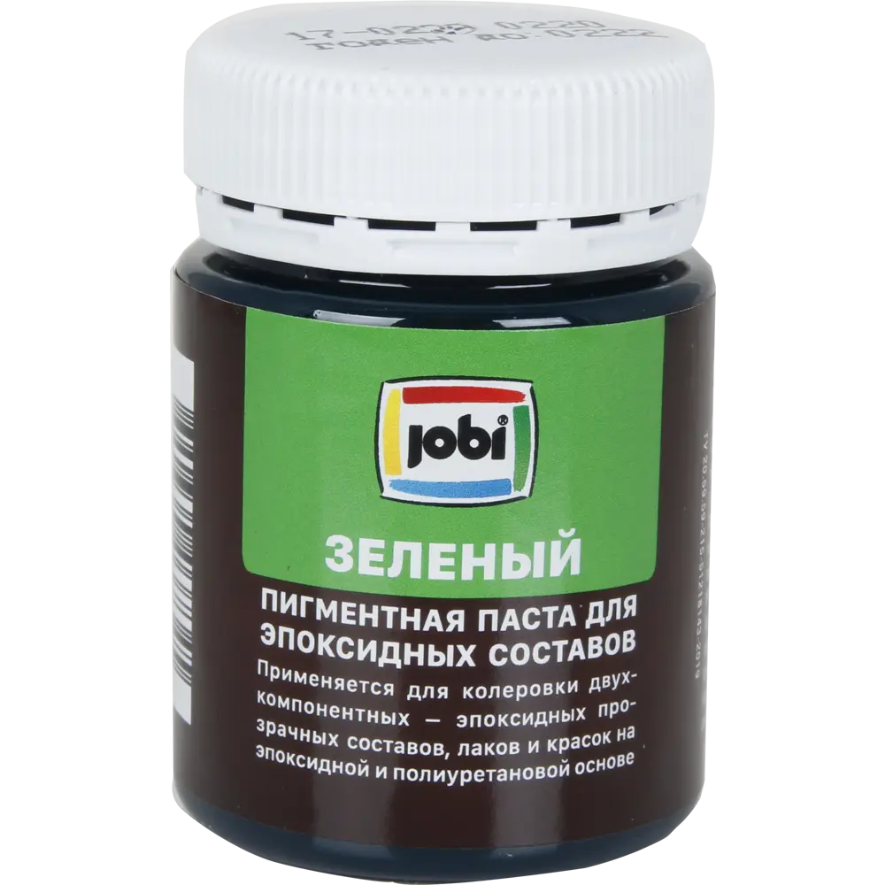 Пигментная паста Jobi для эпоксидных составов 40 мл цвет зеленый STLM-2063939